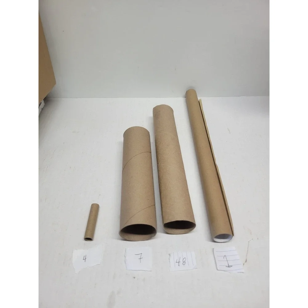 60pc Bulk Lot Assorted‎ Cardboard Tubes Kraft Paper Cores Crafting